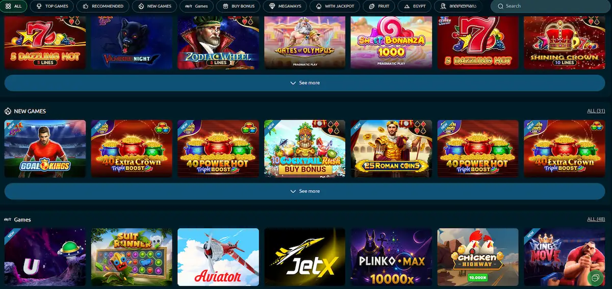 Crocobet Casino – oblíbené sloty Gates of Olympus, Sweet Bonanza a 5 Dazzling Hot